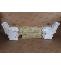 Fiber rear bumper for Citroën DS3 R5